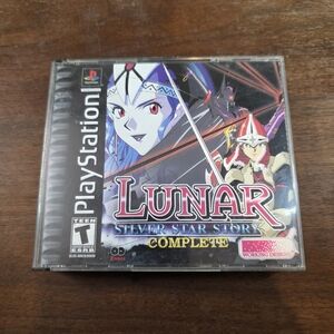 Ps1 Psx Psone Lunar Silver Star Story Complete SPECIAL Edition Fan Art  Game CiB